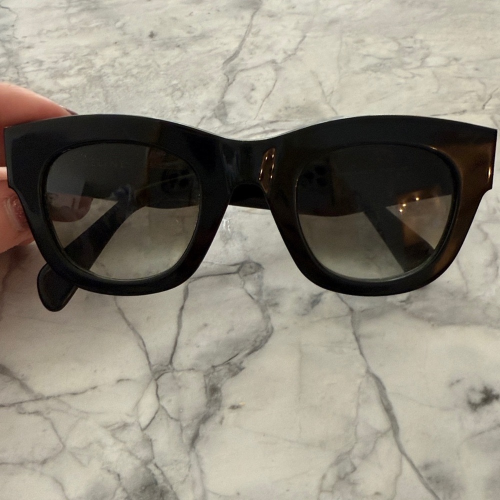 Authentic Celine Glossy Black Sunglasses